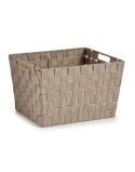 Cesto per i Panni Kipit A3-6875 Beige Stoffa 10 L 25 x 20 x 35,5 cm (12 Unità)