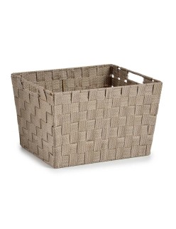 Cesto per i Panni Kipit A3-6875 Beige Stoffa 10 L 25 x 20 x 35,5 cm (12 Unità)