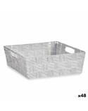 Cesta Multiusos Kipit A3-693109 Branco Tecido 3 L 23 x 8 x 27 cm (48 Unidades)
