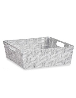 Cestino Multiuso Kipit A3-693109 Bianco Stoffa 3 L 23 x 8 x 27 cm (48 Unità)