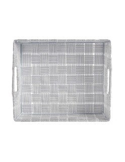Cesta Multiusos Kipit A3-693109 Branco Tecido 3 L 23 x 8 x 27 cm (48 Unidades)