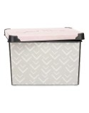Scatola portaoggetti con coperchio Kipit Vibes Rosa Plastica Frecce 22 L 30 x 23,5 x 40 cm (12 Unità)