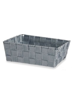 Cestino Multiuso Kipit A3-6930A9 Grigio Stoffa 2,4 L 20 x 8 x 24 cm (24 Unità)