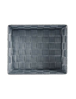 Cestino Multiuso Kipit A3-6930A9 Grigio Stoffa 2,4 L 20 x 8 x 24 cm (24 Unità)