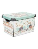 Scatola portaoggetti con coperchio Kipit STYLE BOX-17L-6 Plastica Autostrada 17 L 27,5 x 22 x 36,5 cm Per bambini (12 Unità)