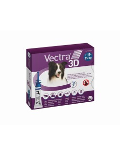 Hundepipette Ceva 3D M 10-25 Kg 3 Stück