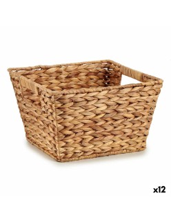 Cesto Marrone Metallo 24 x 18 x 33,5 cm (12 Unità)
