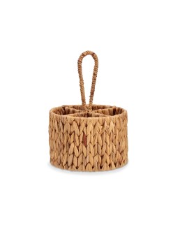 Vassoio Portaposate Marrone Metallo Giacinto d'acqua 20 x 30 x 20 cm (12 Unità)