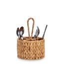 Vassoio Portaposate Marrone Metallo Giacinto d'acqua 20 x 30 x 20 cm (12 Unità)