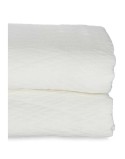 Colcha 180 x 260 cm Rombos Blanco (4 Unidades)
