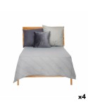 Colcha 180 x 260 cm Gris (4 Unidades)