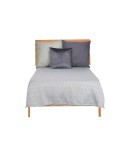 Colcha 180 x 260 cm Rombos Gris (4 Unidades)