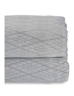 Colcha 180 x 260 cm Rombos Gris (4 Unidades)