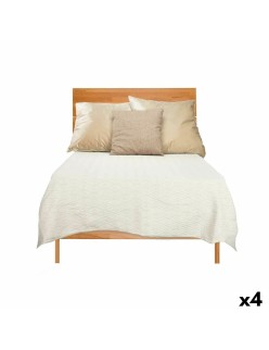 Colcha 180 x 260 cm Rombos Beige (4 Unidades)