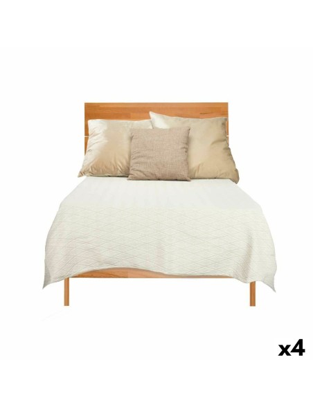 Colcha 180 x 260 cm Rombos Beige (4 Unidades) Colcha 180 x 260 cm Rombos Beige (4 Unidades)