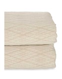 Colcha 180 x 260 cm Rombos Beige (4 Unidades)