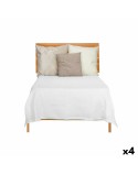 Trapunta 180 x 260 cm Geometrico Bianco (4 Unità)