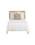 Trapunta 180 x 260 cm Geometrico Bianco (4 Unità)