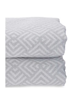 Colcha 180 x 260 cm Geométrico Gris (4 Unidades)