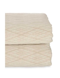 Colcha 240 x 260 cm Rombos Beige (4 Unidades)