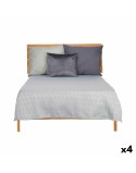 Colcha 240 x 260 cm Rombos Gris (4 Unidades)