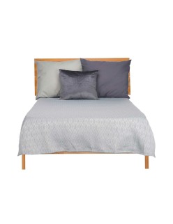 Colcha 240 x 260 cm Rombos Gris (4 Unidades)