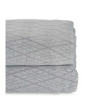 Colcha 240 x 260 cm Losangos Cinzento (4 Unidades)