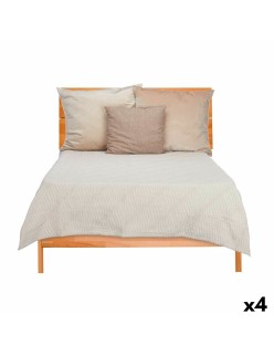 Colcha 240 x 260 cm Beige (4 Unidades)