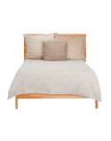 Steppdecke 240 x 260 cm Beige (4 Stück)