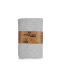Colcha 240 x 260 cm Geométrico Gris (4 Unidades)