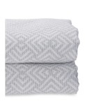 Bedspread (quilt) 240 x 260 cm Geometric Grey (4 Units)