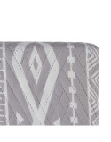 Colcha Reversible 240 x 260 cm Blanco Gris (6 Unidades)