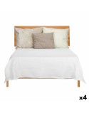 Colcha 240 x 260 cm Geométrico Blanco (4 Unidades)
