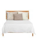 Colcha 240 x 260 cm Geométrico Blanco (4 Unidades)