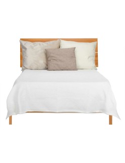 Colcha 240 x 260 cm Geométrico Blanco (4 Unidades)