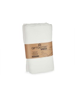 Colcha 240 x 260 cm Geométrico Blanco (4 Unidades)