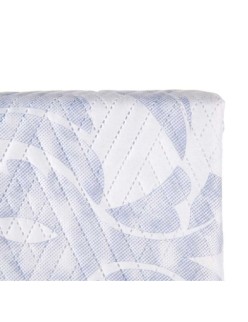 Colcha Reversible 180 x 260 cm Blanco Morado (6 Unidades)
