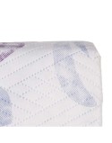 Colcha Reversible 240 x 260 cm Blanco Morado (6 Unidades)