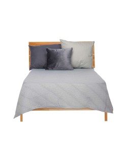 Steppdecke 240 x 260 cm Grau (4 Stück)