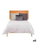 Colcha Reversible 240 x 260 cm Blanco (6 Unidades)