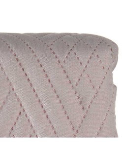 Colcha Reversible 240 x 260 cm Gris Rosa (6 Unidades)