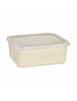 Caja de Almacenaje con Tapa Amarillo 17 x 8 x 23,5 cm (6 Unidades)
