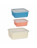 Set de Cajas Organizadoras Apilables Bambú Melamina (6 Unidades)