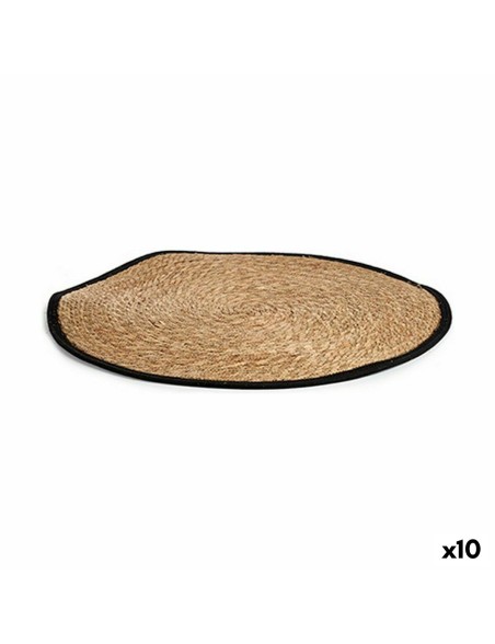 Alfombra Negro Natural 80 x 1 x 80 cm (10 Unidades) Alfombra Negro Natural 80 x 1 x 80 cm (10 Unidades)