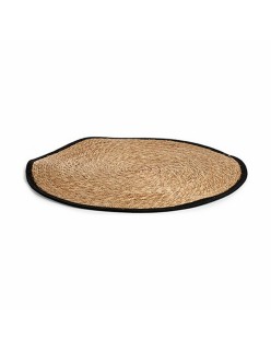 Alfombra Negro Natural 80 x 1 x 80 cm (10 Unidades)