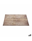 Teppich Weiß Braun 190 x 133 cm (9 Stück)
