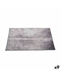 Teppich Weiß Grau 190 x 133 cm (9 Stück)