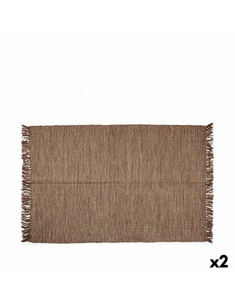Teppich Braun 180 x 120 cm (2 Stück)