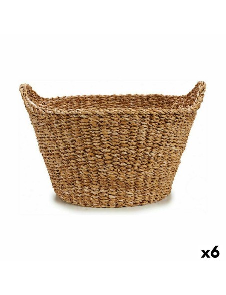 Cesto Con asas Marrón 21 L 50 x 30 x 49 cm (6 Unidades)
