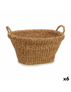 Cesto Con asas Marrón 32 L 58 x 27 x 52 cm (6 Unidades)